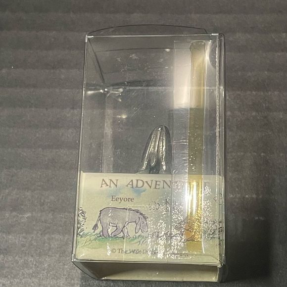 RARE VINTAGE BNIB Danforth Pewterers Pewter Eeyore Miniature Figurine Disney - Picture 6 of 9